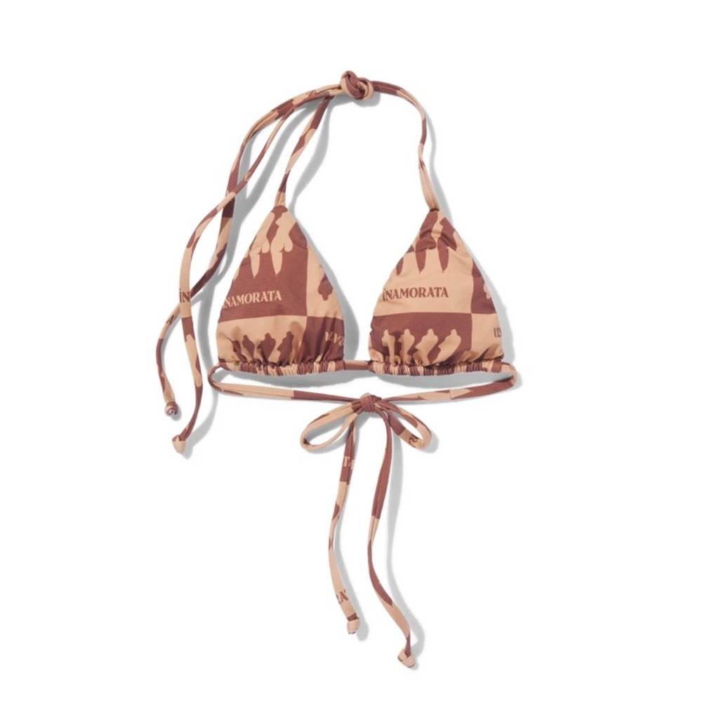 Brown check inamorata top